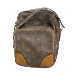 Brown Fabric Louis Vuitton Amazone