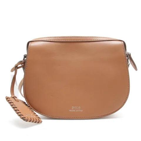 Brown Leather Ralph Lauren Shoulder Bag