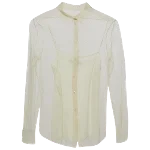 White Mesh Dior Shirt