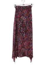 Pink Silk Maje Skirt