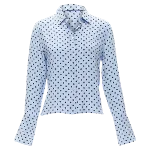 Blue Silk Equipment Shirt