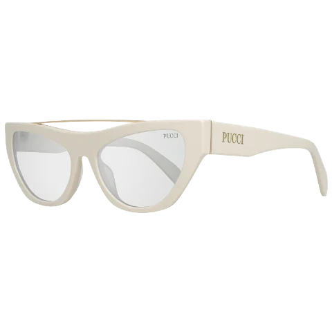 White Plastic Emilio Pucci Sunglasses