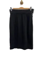 Black Wool Lanvin Skirt