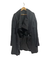 Black Wool Rick Owens Coat