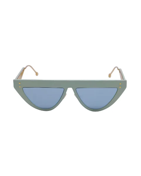 Blue Plastic Fendi Sunglasses