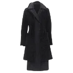 Black Wool Celine Coat