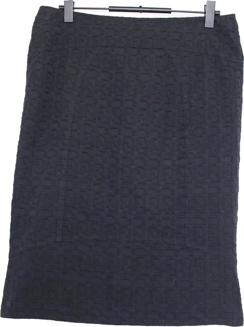 Black Nylon Fendi Skirt