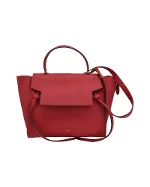 Red Leather Celine Belt Bag