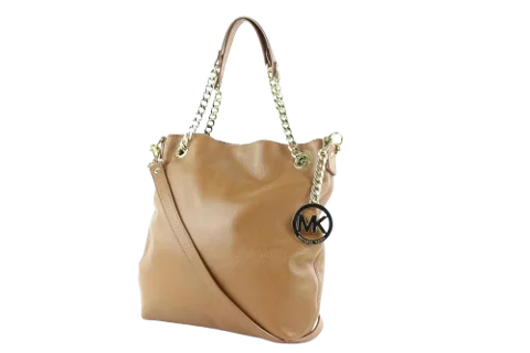 Brown Leather Michael Kors Shoulder Bag
