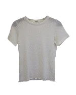 White Fabric Armani Top