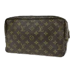 Brown Canvas Louis Vuitton Trousse Toilette