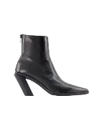 Black Leather Ann Demeulemeester Boots