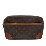 Brown Canvas Louis Vuitton Compiegne