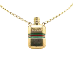 Gold Metal Gucci Necklace