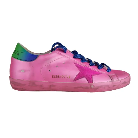Pink Leather Golden Goose Sneakers