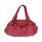 Pink Leather Bvlgari Handbag