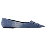 Blue Cotton Marc Jacob Flats