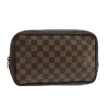 Brown Canvas Louis Vuitton Trousse Toilette