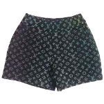 Black Plastic Louis Vuitton Shorts