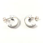 Silver Silver Bottega Veneta Earrings