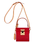 Red Leather Louis Vuitton Spring Street