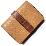 Brown Leather Loewe Wallet