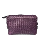 Purple Leather Bottega Veneta Crossbody Bag