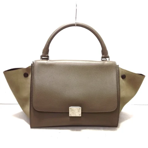 Beige Leather Celine Handbag