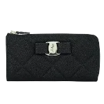 Black Canvas Salvatore Ferragamo Wallet