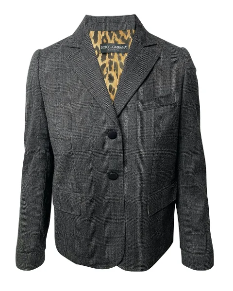 Grey Wool Dolce & Gabbana Jacket