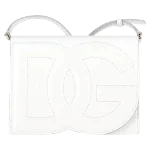 White Leather Dolce & Gabbana Crossbody Bag