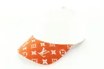 Orange Canvas Louis Vuitton Hat