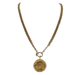 Gold Metal Chanel Necklace