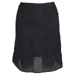 Black Nylon Prada Skirt