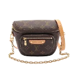 Brown Canvas Louis Vuitton Bumbag