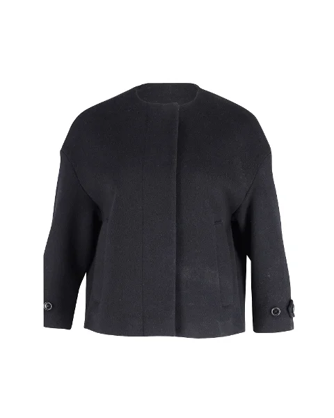 Black Wool Burberry Jacket