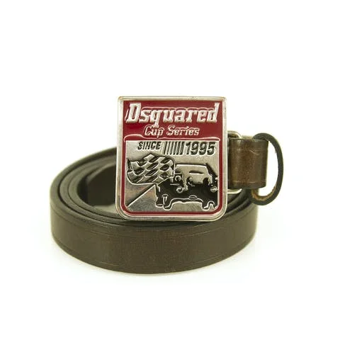 Brown Leather Dsquared2 Belt