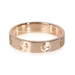 Metallic Rose Gold Cartier Ring