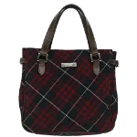 Multicolor Canvas Burberry Handbag