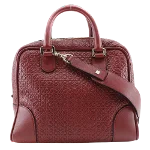 Red Leather Loewe Amazona