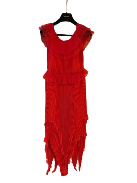 Red Fabric Givenchy Dress