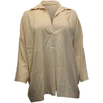 Beige Fabric Vince Top