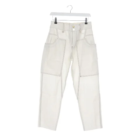White Cotton FRAME Jeans