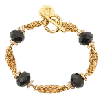 Gold Metal Carolina Herrera Bracelet