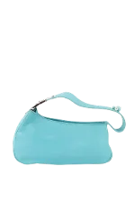 Blue Leather Sergio Rossi Shoulder Bag