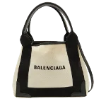 Beige Canvas Balenciaga Cabas