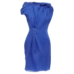 Blue Silk Lanvin Dress