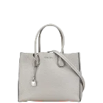 Grey Leather Michael Kors Handbag