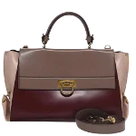 Purple Leather Salvatore Ferragamo Handbag