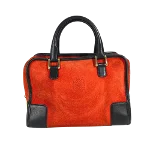 Red Leather Loewe Handbag